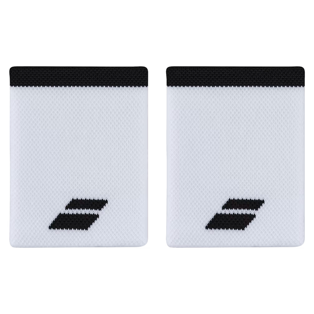 Muñequera tenis Babolat Logo Jumbo Wristband Unisex - paquete de 2 unidades