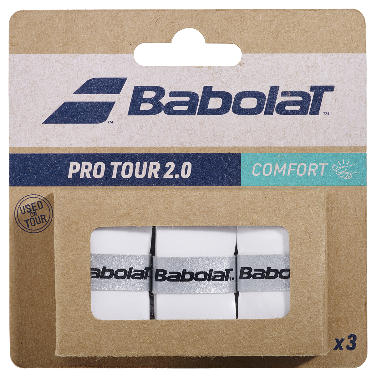 Overgrip Babolat Pro Tour 2.0 - paquete de 3 unidades